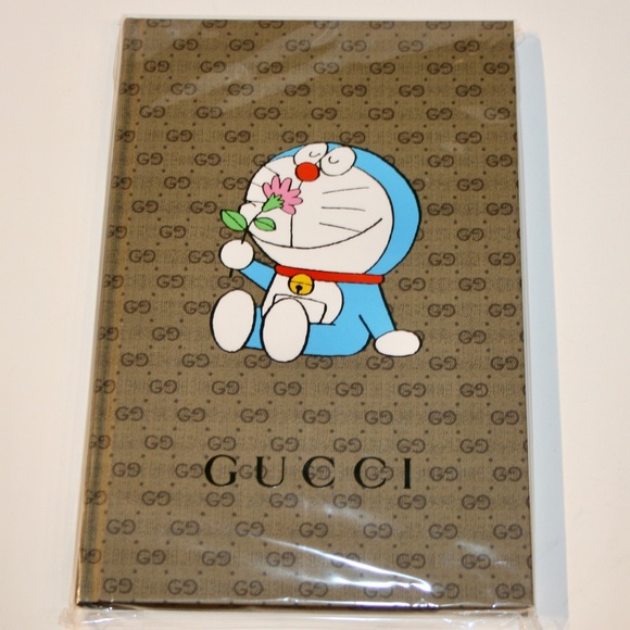 Doraemon x Gucci GG Monogram Logo Notebook - Picture 1 of 2